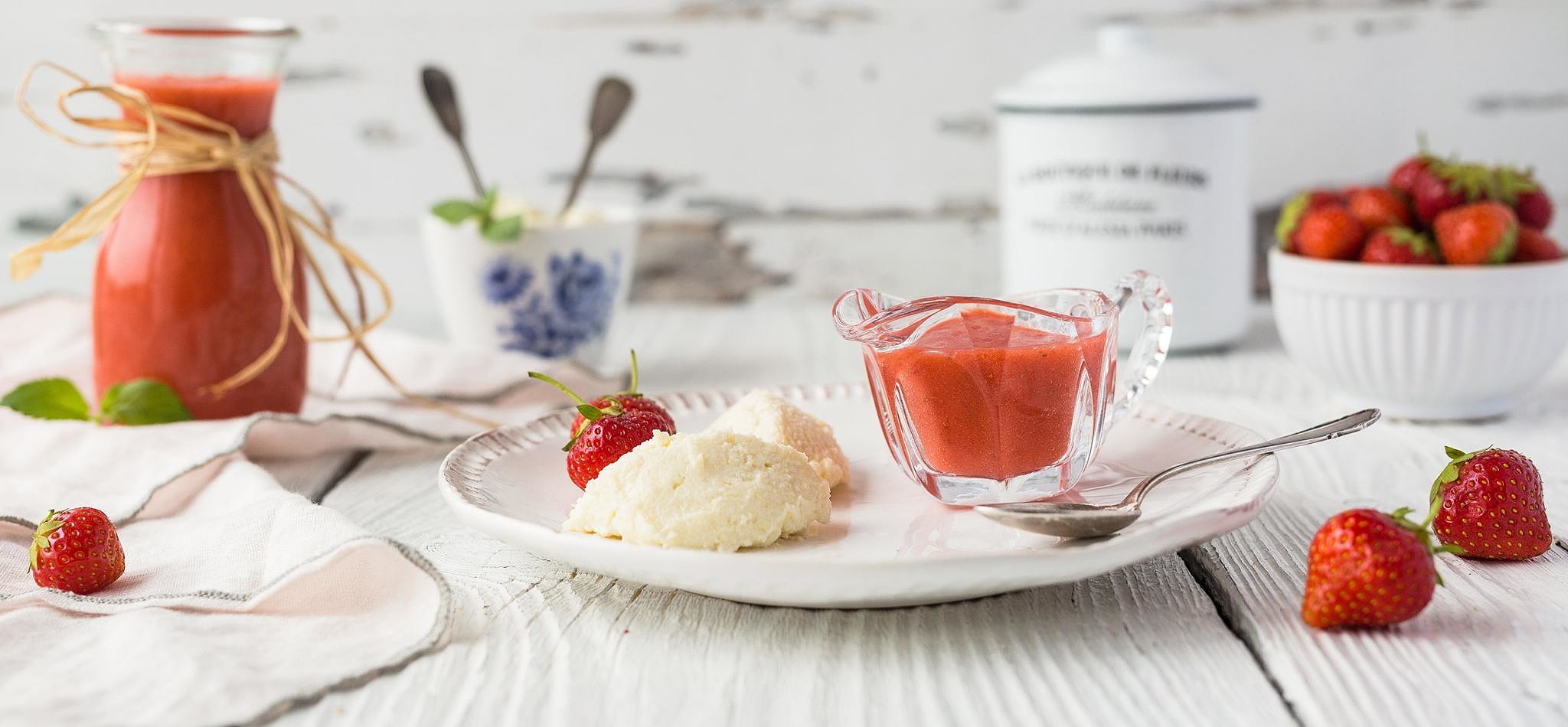 Cold Strawberry Soup with Semolina Gnocchi | Recipe | HERMESETAS UK
