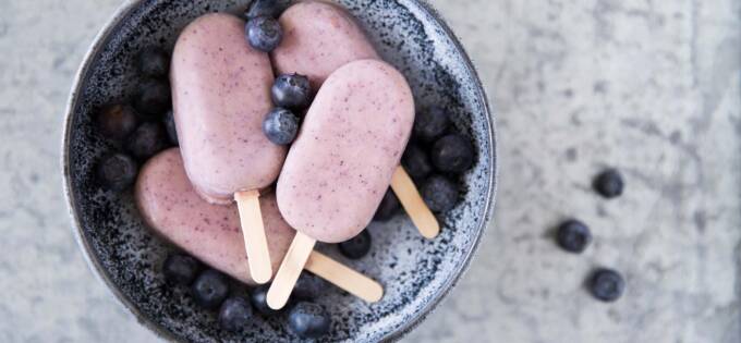 Blueberry Popsicles