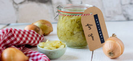 Antipasti with onions