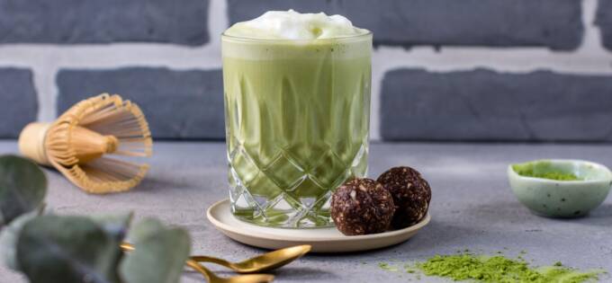 Matcha latte vegan