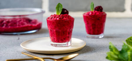 Cherry ice cream