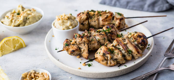 Chicken Satay skewers
